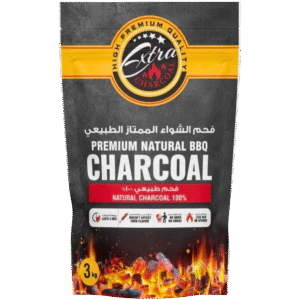 Extra Charcoal Premium 100% All-Natural BBQ Charcoal, 3 kg