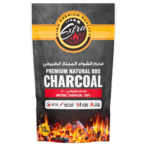 Extra Charcoal Premium 100% All-Natural BBQ Charcoal, 10 kg