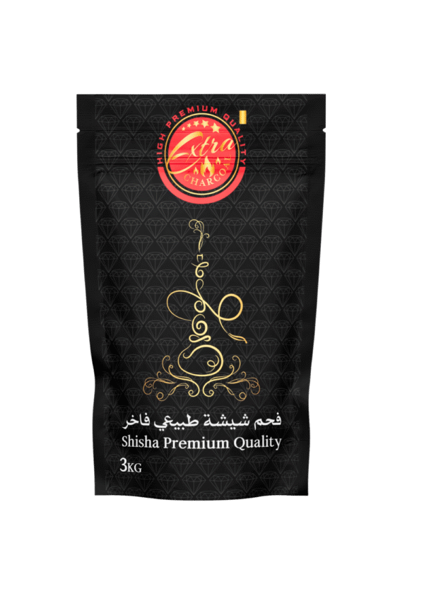 Extra Charcoal Premium Natural Shisha Charcoal, 3 kg